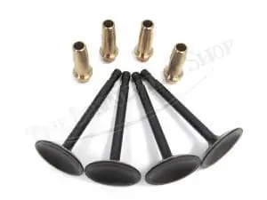 Triumph 650 750 Kibblewhite Black Diamond Valve And Mn-Bronze Guide Set Pn# 70-2904 70-4603 70-2899S 7 Triumph Valve And Guide Set
