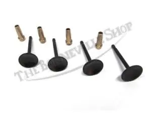 Triumph 650 750 Kibblewhite Black Diamond Valve And Mn-Bronze Guide Set Pn# 70-2904 70-4603 70-2899S 4 Triumph Valve And Guide Set