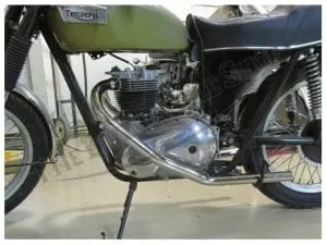 Triumph Thruxton Style Swept-Back Exhaust Pipes Headers Pn# 70-5957 70-5958 Sw 5 Swept Swept Back Thruxton Pipes