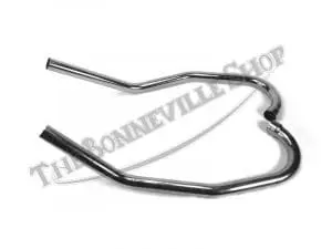 Triumph Thruxton Style Swept-Back Exhaust Pipes Headers Pn# 70-5957 70-5958 Sw 4 Swept Swept Back Thruxton Pipes