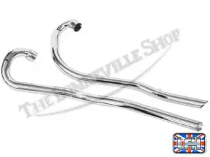 Triumph 650 Tr6C Trophy Exhaust Pipe Set 1967-68 Pn# 70-6370 70-6372 70-7024 70-7026 3 70 6370 70 6372 70 7024 70 7026 02 Triumph 650 Tr6C Trophy Exhaust Pipe Set 1967 68