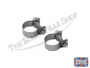 Triumph Twins Correct Type Herringbone 9/16-Inch Oil Line Clamps Pn# 70-6848 3 70 6848 02 Triumph Twins Correct Type Herringbone 9 16 Oil Line Clamps