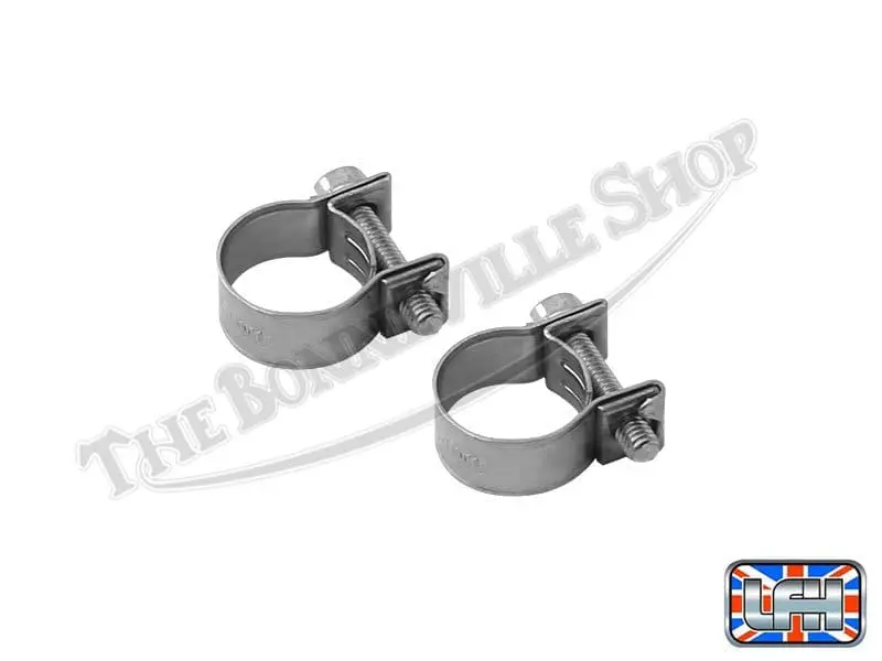 Triumph Twins Correct Type Herringbone 9/16-Inch Oil Line Clamps Pn# 70-6848 2 70 6848 02 Triumph Twins Correct Type Herringbone 9 16 Oil Line Clamps