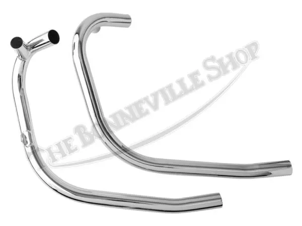 Triumph 750 Twin T140 TR7 UK Exhaust Pipe Set Fits 1973-79 PN# 71-3755 71-3758
