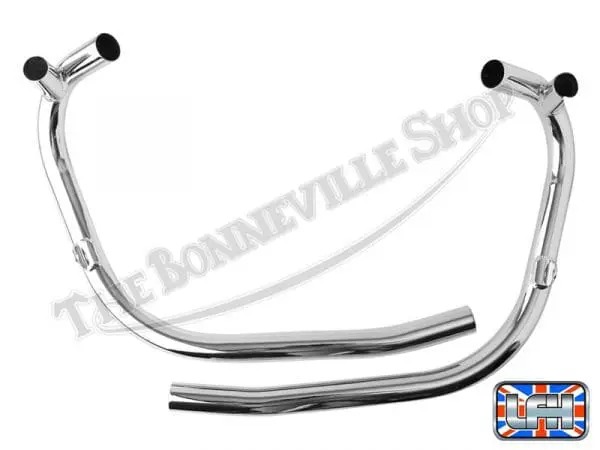 71 3755 71 3758 03 TRIUMPH 750 TWIN T140 TR7 UK EXHAUST PIPE SET FITS 1973 79 1