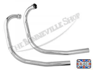 Triumph 750 Unit T140 Tr7 Uk Exhaust Pipe Set Fits 1973-82 Pn# 71-7507 71-7508 Un 4 71 7507 71 7508 Un 03 Triumph 750 Unit T140 Tr7 Uk Exhaust Pipe Set Fits 1973 82