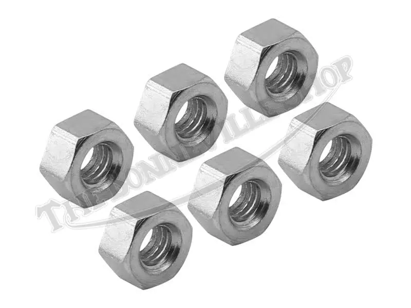 Triumph 500 650 Rocker Box / Front Fender / Etc 1/4 X 26 Nuts (6) Pn# 82-0879 F879 1 82 0879 01 Triumph 500 650 Rocker Box Front Fender 1 4 X 26 Nuts