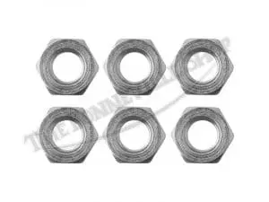 Triumph 500 650 Rocker Box / Front Fender / Etc 1/4 X 26 Nuts (6) Pn# 82-0879 F879 3 82 0879 02 Triumph 500 650 Rocker Box Front Fender 1 4 X 26 Nuts