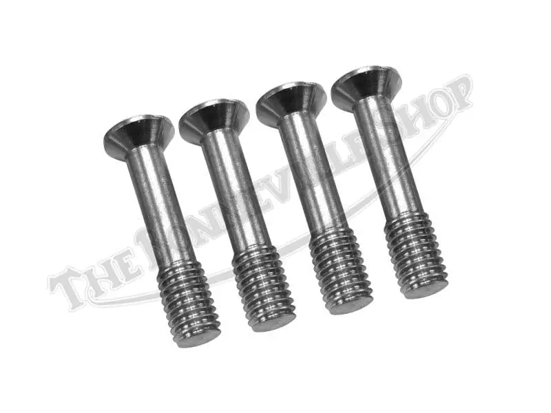 Triumph Twins Stainless Parcel Grid / Tank Rack Screw Set (4) Pn# 82-2936 S 3 82 2936 S 03 Triumph Twins Stainless Parcel Grid Tank Rack Screw Set