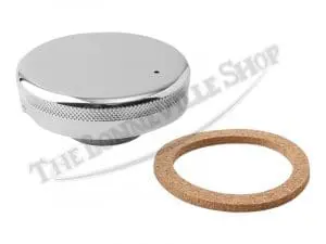 Triumph Norton Bsa Ceandess-Type Flat Top Fuel Petrol Cap Offset Vent Pn# 82-3220 T 5 82 3220 T 03 Triumph Norton Bsa Ceandess Type Flat Top Fuel Petrol Cap Offset Vent