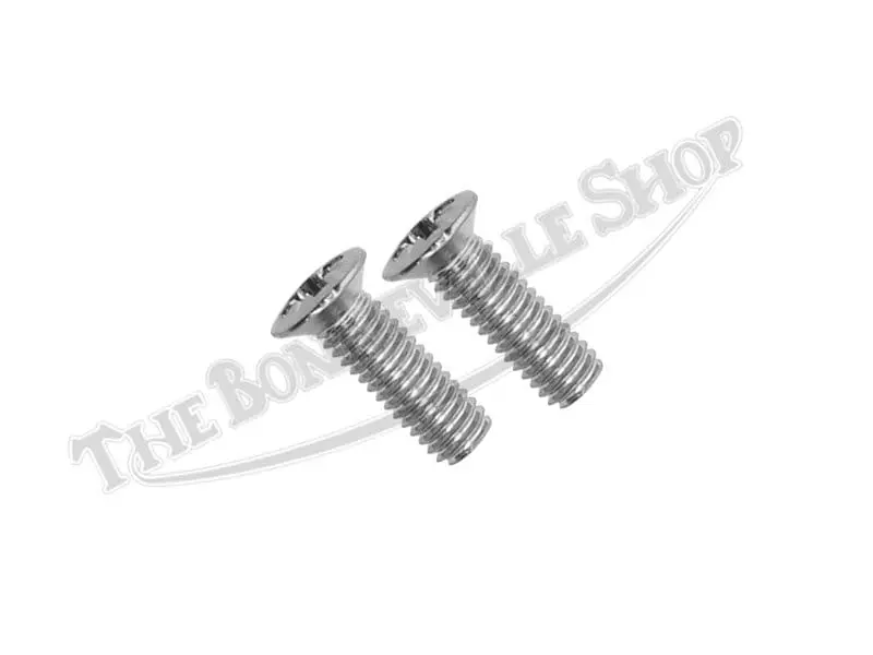 Triumph Gas Tank Badge Screw(S) 1963-67 2Ba 7/16 Inch .435 Inch Pn# 82-4129 F4129 2 Triumph Gas Tank Badge Screw Set Ba