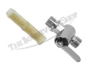 Triumph Norton 1/4-Inch Bsp Reserve Fuel Valve Petcock Pn# 82-4972 F4972 3 T Triumph Norton Bsp Reserve Fuel Valve Petcock Pn# F