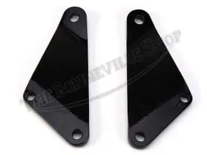 Triumph 350 500 T90 T100 Pillion Footrest Support Hanger Plate Set Pn# 82-5087 82-5088 5 Triumph T Footrest Support Brackets