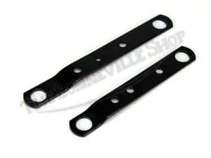 Triumph T120 T100 500 650 Battery Box Mount Strap Set 1963-65 Pn# 82-5328 And 82-5329 3 Triumph Battery Strap Set