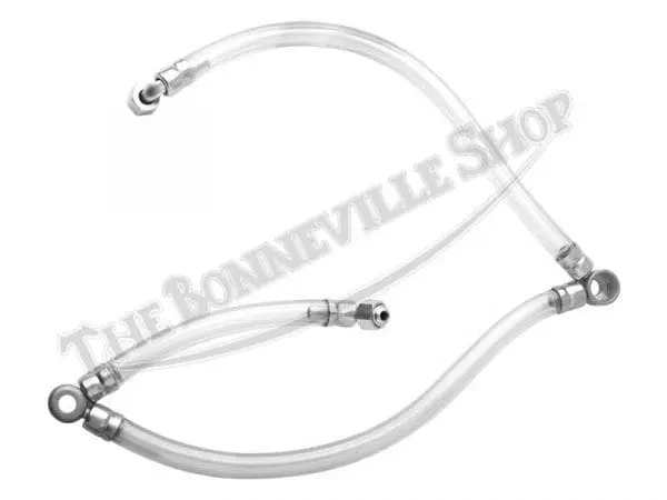 82 5462 01 Triumph Bonneville T120 650 Twins Fuel Line Assembly Fits 1963 67