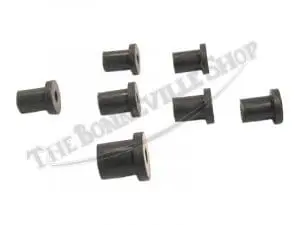 Triumph 650 Bonneville Tiger Trophy Oil Tank And Battery Box Rubber Mount Kit 7Pc Pn# 82-6673 82-6039 3 82 6673 82 6039 02 7 Piece Oil Tank Battery Box Rubber Mount Kit