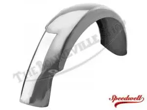 82 6967 03 Triumph 500 650 Rear Stainless Plain Edge Speedwell Mudguard 1