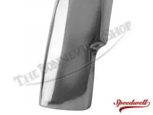82 6967 04 Triumph 500 650 Rear Stainless Plain Edge Speedwell Mudguard 1