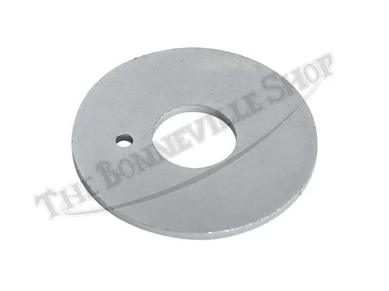 Triumph 650 Tr6 T120 Swingarm End Plate Washer Thick (1) 1966-67 Uk Made Pn# 82-7675 F7675 1 82 7675 01 Triumph 650 Tr6 T120 Swingarm End Plate Washer Thick 1966 67 Uk Made