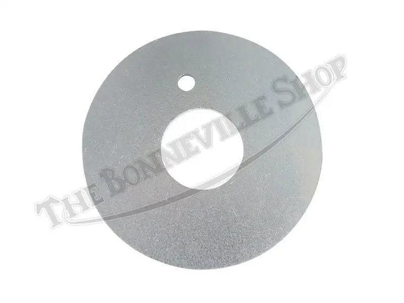 Triumph 650 Tr6 T120 Swingarm End Plate Washer Thick (1) 1966-67 Uk Made Pn# 82-7675 F7675 2 82 7675 02 Triumph 650 Tr6 T120 Swingarm End Plate Washer Thick 1966 67 Uk Made