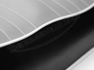 82-7776 Triumph Ribbed Top Seat Grey For 1967 500 And 650