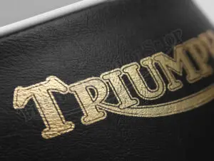 82-7776 Triumph Ribbed Top Seat Grey For 1967 500 And 650