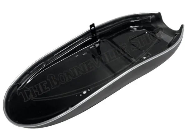 Triumph Bonneville Daytona 500 650 Black Ribbed Seat (1) 1968-69 Twins Pn# 82-8204