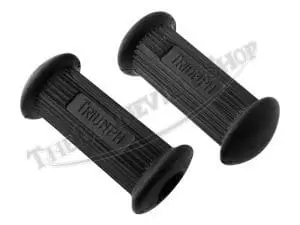 Triumph 500 And 650 Twin Footrest Rubbers (2) 1968-1978 Block Letter Type Pn# 82-9279 3 Triumph And Twin Footrest Rubbers Block Letter Type
