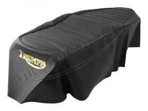 Triumph 500 650 750 Basketweave Seat Cover Kit W/Trim &Amp; Sprags 1969-1974 Pn# 82-9715 F9715 3 82 9715 60 0697 60 0696 02 Triumph 500 650 Seat Cover 69 74 With Trim And Sprags