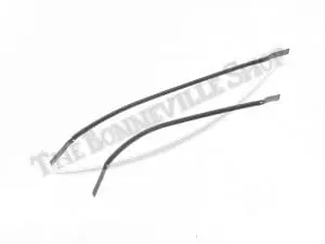 Triumph 1971-73 T120 Bonneville Stainless Tank Trim Pair Pn# 83-3134 83-3135 S 3 83 3134 83 3135 S 02 Stainless Tank Trim 71 73