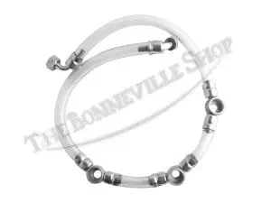 Triumph Trident T150 Bsa A75 Rocket Iii Fuel Line Assembly (1) '69-1974 Uk Made Pn# 83-3154 3 Triumph Trident T Bsa A Rocket Iii Fuel Line Assembly Uk Made