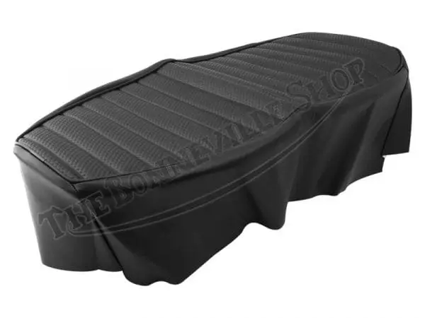 83 4291 02 Triumph 650 T120 TR6 US Slim Nose Seat Cover Black Fits 1971 72