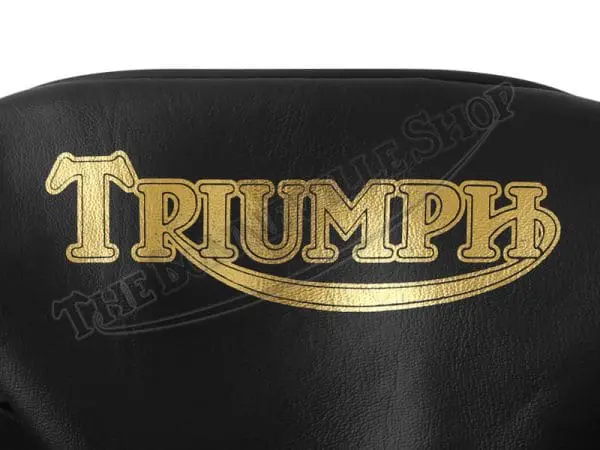 83 4291 04 Triumph 650 T120 TR6 US Slim Nose Seat Cover Black Fits 1971 72