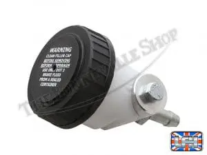 Triumph Tr7 T140 T160 1975-1979 Rear Master Cylinder Reservoir Assembly Pn# 83-5465 3 83 5465 02 Triumph 750 T140 Tr7 Twin T160 Triple Rear Master Reservoir 1975 83