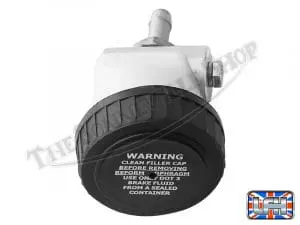 Triumph Tr7 T140 T160 1975-1979 Rear Master Cylinder Reservoir Assembly Pn# 83-5465 4 83 5465 03 Triumph 750 T140 Tr7 Twin T160 Triple Rear Master Reservoir 1975 83