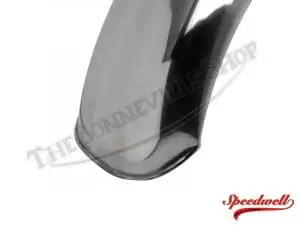 83 7031S 04 750 T140 Tr7 Undrilled Stainless Steel Rear Mudguard Fender 1976 79 2