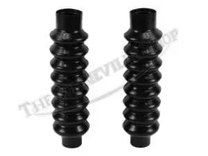 Triumph Pre-Unit Unit Bonneville Tiger Trophy Fork Boot Gaiter Set 1955-63 Uk Made Pn# 97-0962 H962 3 Triumph Pre Unit Fork Gaiters