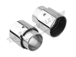 Triumph Pre-Unit And Unit Chrome Fork Seal Holders W/Seals T0 1963 (2) Pn# 97-1194 4 Triumph Pre Unit &Amp; Unit Chrome Fork Seal Holders With Seals T