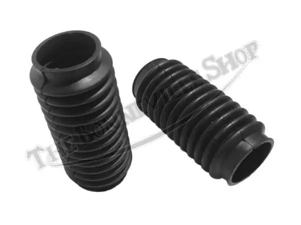 Triumph Bonneville, Tiger, Fork Boot Gaiter Pair 1964-68 (2) Pn# 97-1645 1 Triumph Fork Gaiters Emgo
