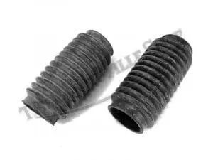 Triumph Bonneville Tiger Fork Boot Gaiter Pair Uk Made (2) 1964-68Pn# 97-1645 E H1645 E 6 97 1645E 05 Triumph Fork Gaiters 1964 67