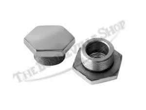 Triumph 500 650 Stainless Fork Top Nuts Uk Made 1964-67 26Tpi (2) Pn# 97-1658 S 3 97 1658 S 03 Triumph Bsa 500 650 Stainless Fork Top Nuts U
