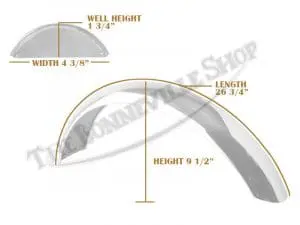 97 1675 06 Triumph Stainless Front Mudguard Fender T100C Tr6C Up To 1968