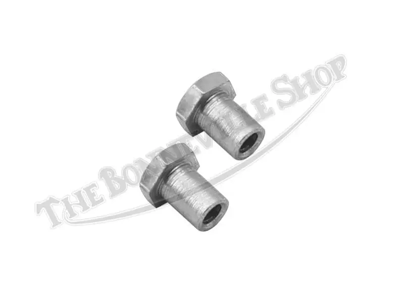 Triumph Trophy Tiger T100C Tr6C Instrument Mounting Sleeve Nut Set (2) Pn# 97-1701 2 97 1701 02 Triumph Trophy Tiger T100C Tr6C Instrument Mounting Sleeve Nut Set
