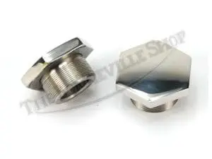 S Triumph Fork Top Nuts Stainless Shuttle Valve