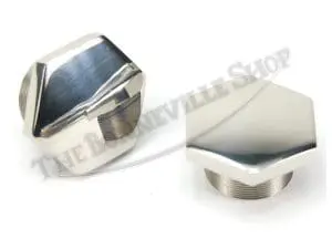 S Triumph Fork Top Nuts Stainless Shuttle Valve