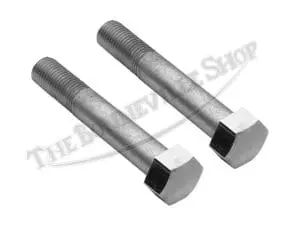 Triumph 500 650 750 3/8-Inch Unf Chrome Pinch Bolt Set (2) Lower Fork Yoke Pn# 97-2290 H2290 3 Triumph T T Lower Triple Clamp Unf Pinch Bolt Set