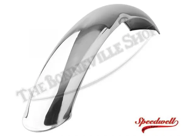Triumph Tr5T Bsa B50Mx Front Stainless Fender 97-4072 Stainless Steel Mudguard Fender