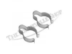 97 4112 03 Triumph Norton Bsa Ajs Matchless 7 8 Handlebar Chrome Wiring Clips