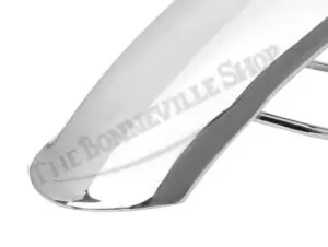 Triumph Bsa Front Mudguard Chrome Short Us-Specification 1971-1973 Pn# 97-4270 97-4065 97-4146 4 Triumph Bsa Chromed Front Fender Mudguard With Wire Stays Us T120 T150 Pn# 97-4270 97-4271 97-4065 97-4146 97-4272