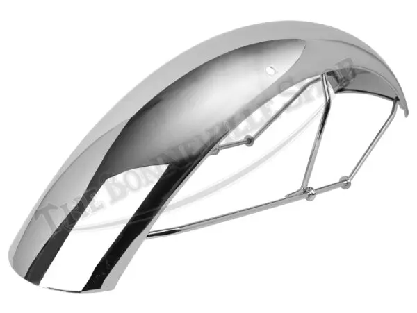 Triumph Bsa Chromed Front Fender Mudguard With Wire Stays Us T120 T150 Pn# 97-4270 97-4271 97-4065 97-4146 97-4272
